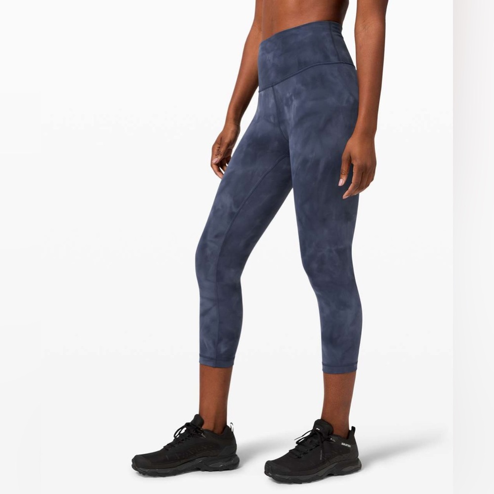 Lululemon Wunder Train High-Rise Crop 21" *Diamond Dye